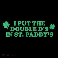 I Put The Double DS In St. PaddyS Day St Patricks Day Pom Pom 12in Knit Beanie