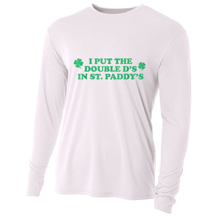 I Put The Double DS In St. PaddyS Day St Patricks Day Cooling Performance Long Sleeve Crew