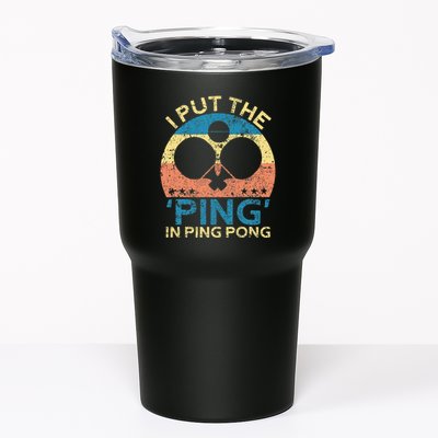 I Put The Ping In Ping Pong Funny Table Tennis Tumbler