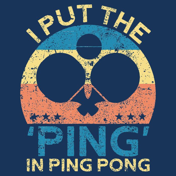I Put The Ping In Ping Pong Funny Table Tennis Infant Baby Jersey Bodysuit