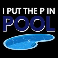 I Put The P In Pool Funny Swimming Sustainable Bucket Hat