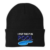 I Put The P In Pool Funny Swimming Beanie