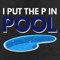 I Put The P In Pool Funny Swimming 25L Jumbo Tote