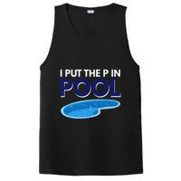 I Put The P In Pool Funny Swimming PosiCharge Competitor Tank
