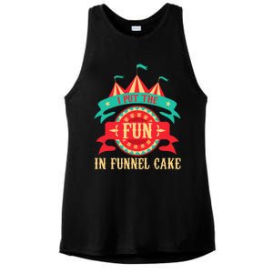 I Put The Fun In Funnel Cake Circus Birthday Party Costume Ladies PosiCharge Tri-Blend Wicking Tank