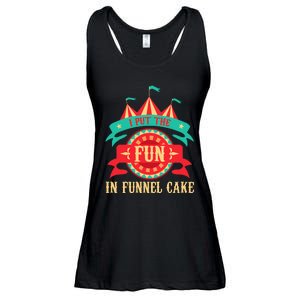 I Put The Fun In Funnel Cake Circus Birthday Party Costume Ladies Essential Flowy Tank