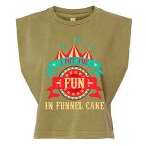 I Put The Fun In Funnel Cake Circus Birthday Party Costume Garment-Dyed Women's Muscle Tee