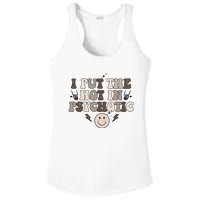 I Put The Hot In Psychotic Ladies PosiCharge Competitor Racerback Tank