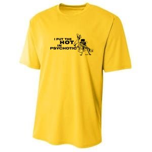 I Put The Hot In Psychotic Aiming Barrett Sniper Youth Performance Sprint T-Shirt