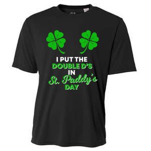 I Put The Double D's In St Paddy's Day Naughty Irish Girl Cooling Performance Crew T-Shirt