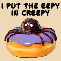 I Put The Eepy In Creepy Spider Donut Cake Halloween Drawstring Bag