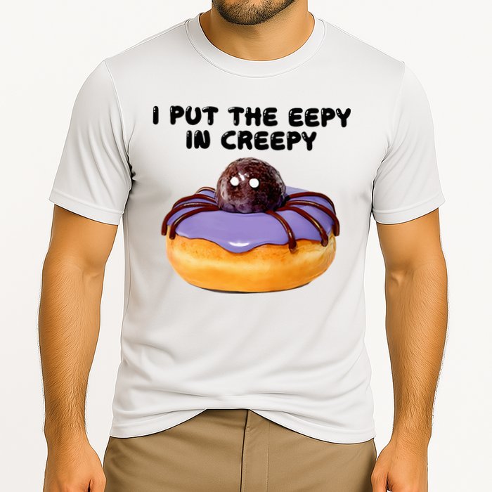 I Put The Eepy In Creepy Spider Donut Cake Halloween Performance Shirt