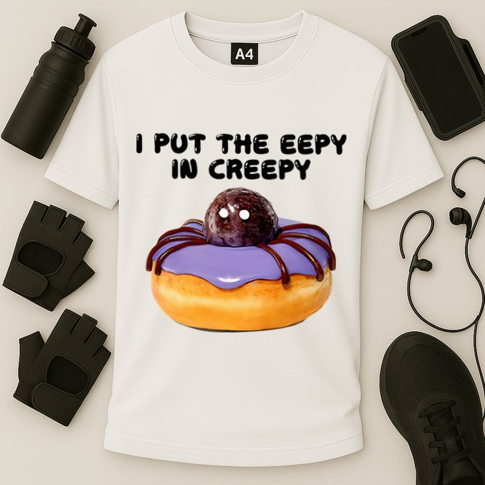 I Put The Eepy In Creepy Spider Donut Cake Halloween Performance Shirt