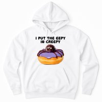 I Put The Eepy In Creepy Spider Donut Cake Halloween Hoodie