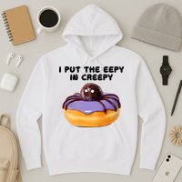 I Put The Eepy In Creepy Spider Donut Cake Halloween Hoodie