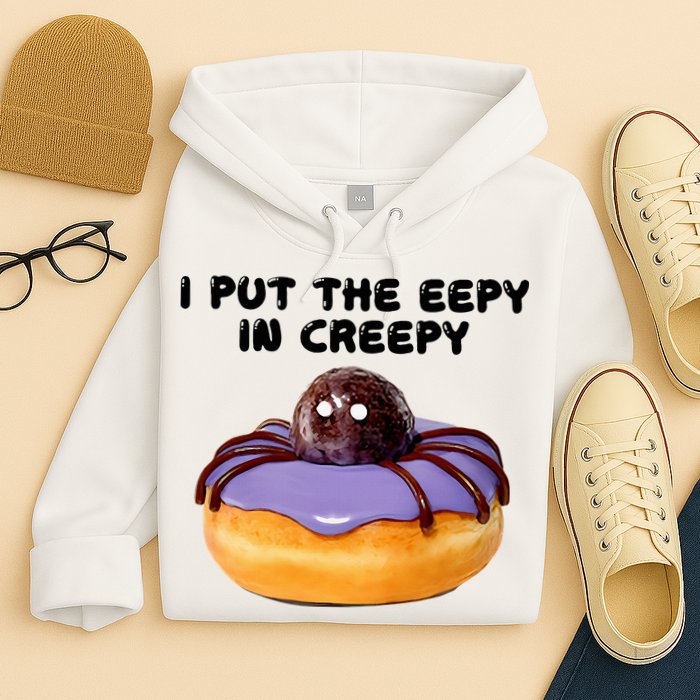 I Put The Eepy In Creepy Spider Donut Cake Halloween Hoodie