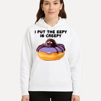 I Put The Eepy In Creepy Spider Donut Cake Halloween Hoodie