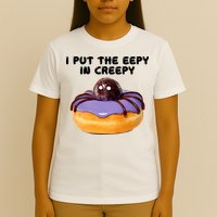 I Put The Eepy In Creepy Spider Donut Cake Halloween T-Shirt