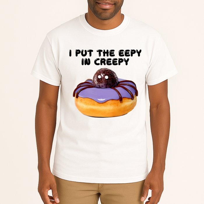 I Put The Eepy In Creepy Spider Donut Cake Halloween Tall T-Shirt