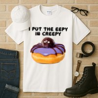 I Put The Eepy In Creepy Spider Donut Cake Halloween Tall T-Shirt