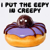 I Put The Eepy In Creepy Spider Donut Cake Halloween Bucket Hat