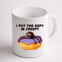 I Put The Eepy In Creepy Spider Donut Cake Halloween Mug