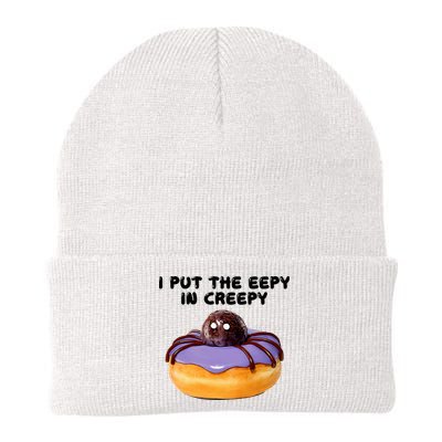 I Put The Eepy In Creepy Spider Donut Cake Halloween Beanie