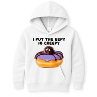 I Put The Eepy In Creepy Spider Donut Cake Halloween Kids Hoodie