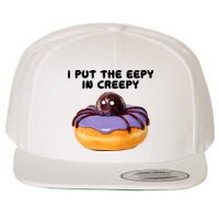 I Put The Eepy In Creepy Spider Donut Cake Halloween Wool Snapback Cap