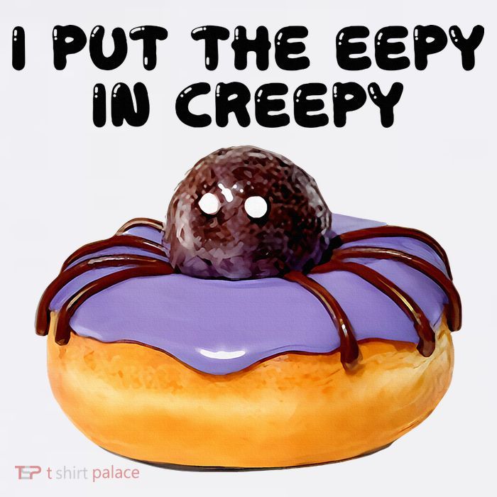 I Put The Eepy In Creepy Spider Donut Cake Halloween Wool Snapback Cap