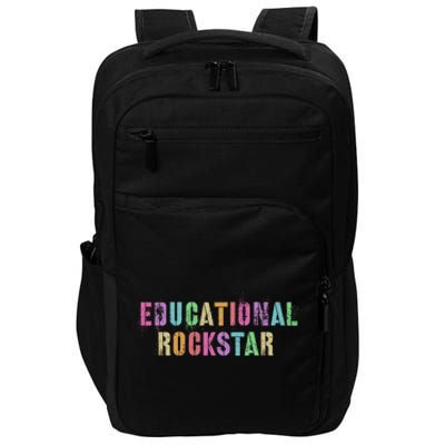 I Prefer Term Educational Rockstar Teacher Principal Team Gift Impact Tech Backpack