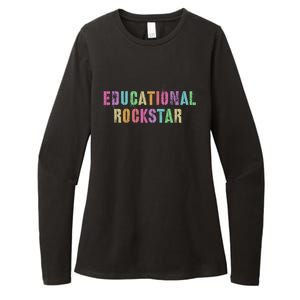 I Prefer Term Educational Rockstar Teacher Principal Team Gift Womens CVC Long Sleeve Shirt