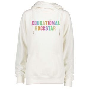 I Prefer Term Educational Rockstar Teacher Principal Team Gift Womens Funnel Neck Pullover Hood