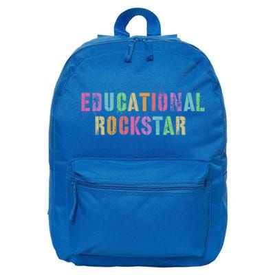 I Prefer Term Educational Rockstar Teacher Principal Team Gift 16 in Basic Backpack