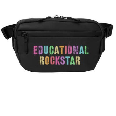 I Prefer Term Educational Rockstar Teacher Principal Team Gift Crossbody Pack