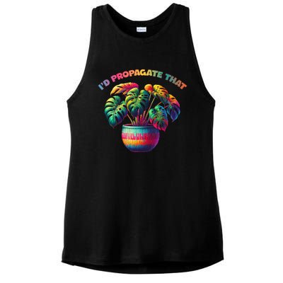 ID Propagate That Plant Gardening Ladies PosiCharge Tri-Blend Wicking Tank