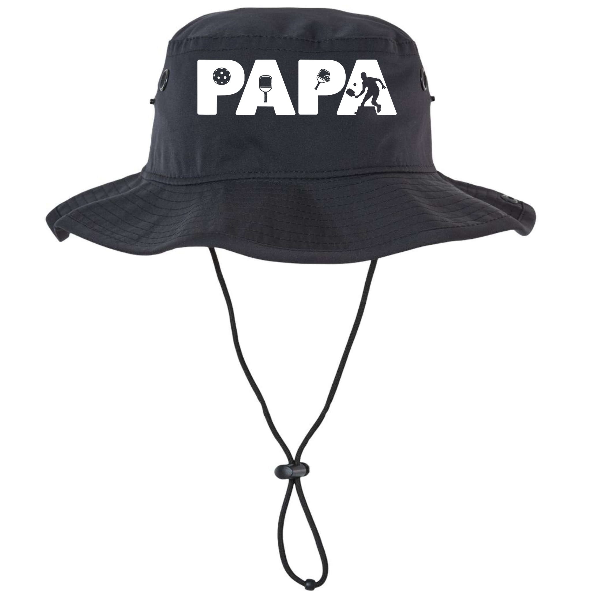 Its Pickleball Time Dad I Love Being Pickleball Papa Bucket Hat