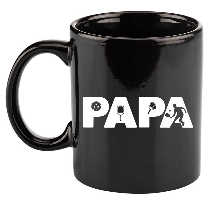 Its Pickleball Time Dad I Love Being Pickleball Papa 11oz C Handle Ceramic Mug