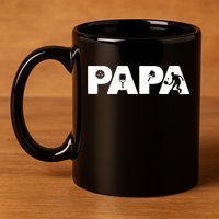 Its Pickleball Time Dad I Love Being Pickleball Papa 11oz C Handle Ceramic Mug