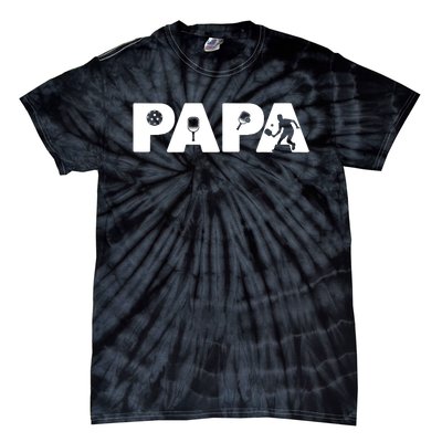 Its Pickleball Time Dad I Love Being Pickleball Papa Tie-Dye T-Shirt