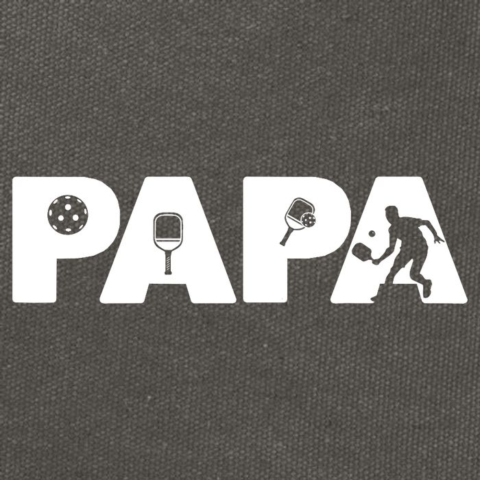 Its Pickleball Time Dad I Love Being Pickleball Papa Cotton Canvas Backpack