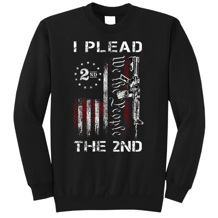 I Plead The 2nd We The People Usa Flag Ar15 Rifle Sweatshirt