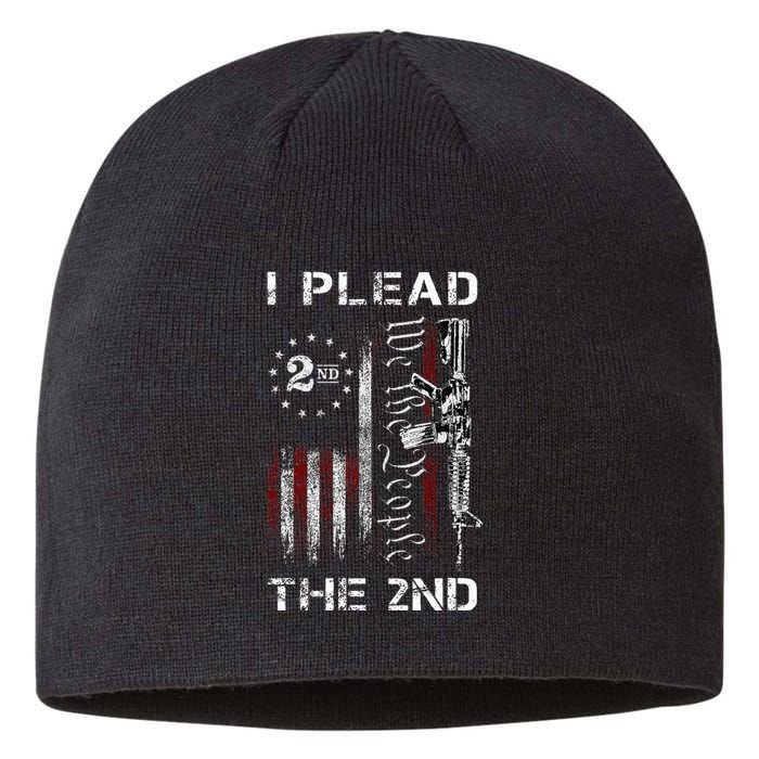 I Plead The 2nd We The People Usa Flag Ar15 Rifle Sustainable Beanie