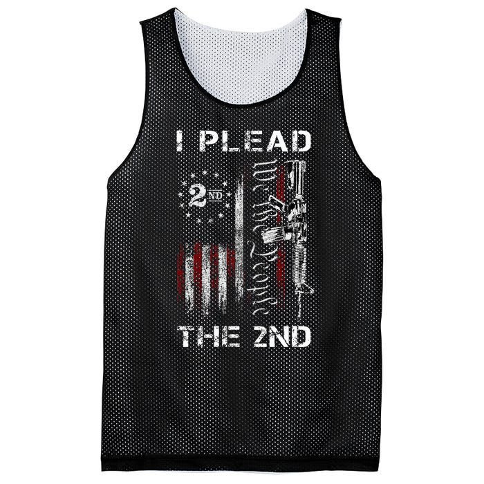 I Plead The 2nd We The People Usa Flag Ar15 Rifle Mesh Reversible Basketball Jersey Tank