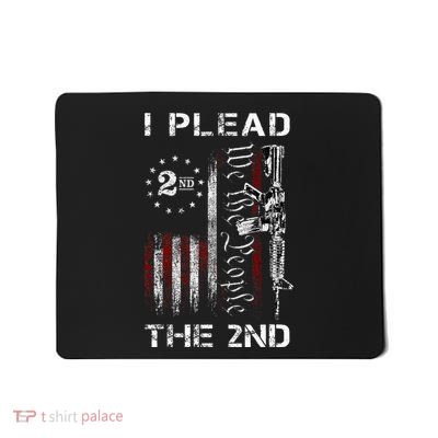 I Plead The 2nd We The People Usa Flag Ar15 Rifle Mousepad