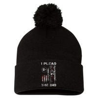 I Plead The 2nd We The People Usa Flag Ar15 Rifle Pom Pom 12in Knit Beanie