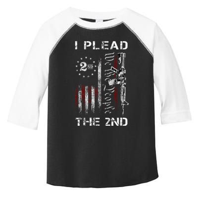 I Plead The 2nd We The People Usa Flag Ar15 Rifle Toddler Fine Jersey T-Shirt