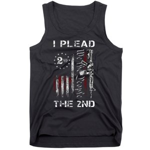 I Plead The 2nd We The People Usa Flag Ar15 Rifle Tank Top