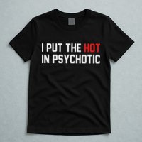 I Put The Hot In Psychotic T-Shirt