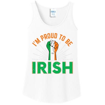 I'm Proud To Be Irish funny St Patricks Ladies Essential Tank